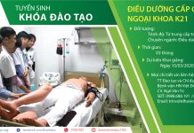 Chiêu sinh khóa đào tạo Điều dưỡng cấp cứu ngoại khoa – K21