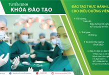 Tuyển sinh Đào tạo thực hành lâm sàng cho điều dưỡng viên mới