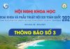 Thông báo số 3: Về việc gửi bài đăng tạp chí Ngoại khoa và phẫu thuật nội soi Việt Nam số đặc biệt và video phẫu thuật tại Hội nghị khoa học Ngoại khoa và Phẫu thuật nội soi toàn quốc 2023