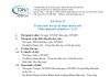 Kế hoạch tổ chức khoá đào tạo kỹ thuật chuyên môn Phẫu thuật Điều trị bệnh trĩ – K35