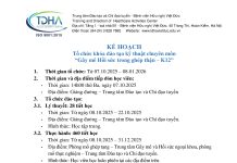 Kế hoạch tổ chức và danh sách giảng viên khoá đào kỹ thuật chuyên môn Gây mê Hồi sức trong ghép thận – K12