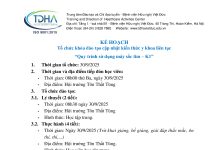 Kế hoạch tổ chức và danh sách giảng viên khoá đào tạo cập nhật kiến thức y khoa liên tục “Quy trình sử dụng máy sốc tim – K1”