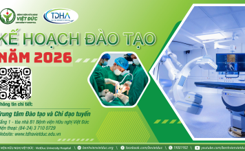 Bệnh viện Hữu nghị Việt Đức: Kế hoạch đào tạo liên tục năm 2026